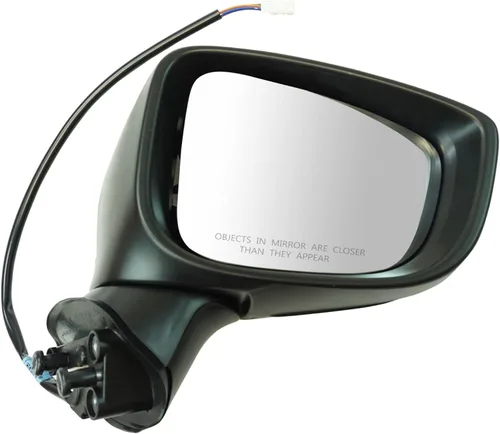 Vista 137 de TRQ Cubierta cromada del espejo manual del lado del pasajero, acabado liso para Volvo VNL 2004-2014 Para Volvo VNL 2004-2014