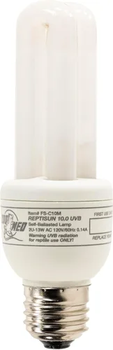 Vista 6 de Bombilla fluorescente Zoo Med ReptiSun de 10.0 UVB, mini compacto (de 13 vatios), 0