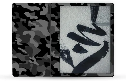 Vista 51 de MightySkins - Skin de fibra de carbono compatible con Amazon Kindle Scribe (2022) - Andrómeda Acabado de fibra de carbono texturizado protector