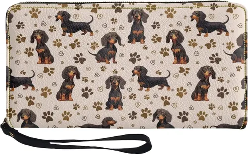 Vista 20 de Coldinair Cartera de piel sintética con cierre de cremallera para mujer, con bloqueo RFID, monedero para teléfono con correa para viaje, Añade tu