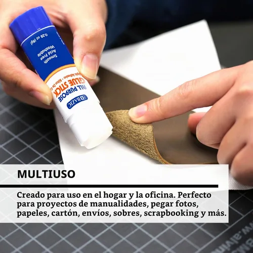Vista 3 de BAZIC Products Barras de pegamento multiusos, 0.28 onzas (0.28 oz), 4 unidades 4-count (0.28 oz/stick)