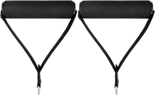 Vista 2 de SEWACC 1 par de asas de cable para tirar, manijas de ejercicio de gimnasio, bandas de resistencia, reemplazo de mango de ejercicio resistente