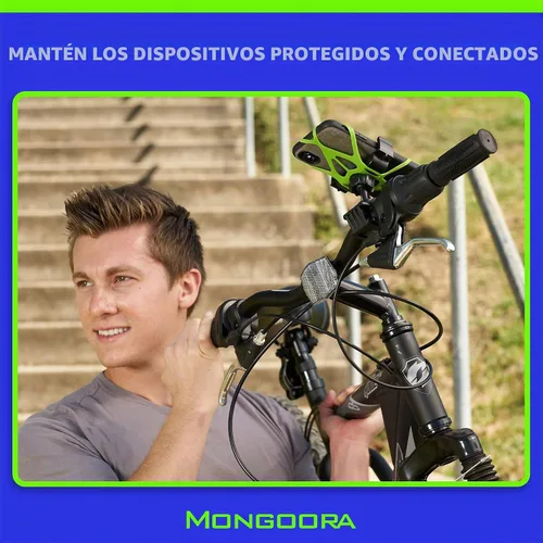 Vista 8 de Soporte para teléfono celular, para bicicleta, para todo tipo de Smartphone: iPhone 7 /7+, 6 /6+, 5s, 5, Samsung Galaxy S7 /S7 Edge, S6, S5, S4