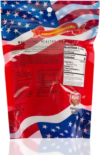 Vista 2 de WOHO - Bolsas de ginseng americano de 4 onzas (largas, medianas y pequeñas)