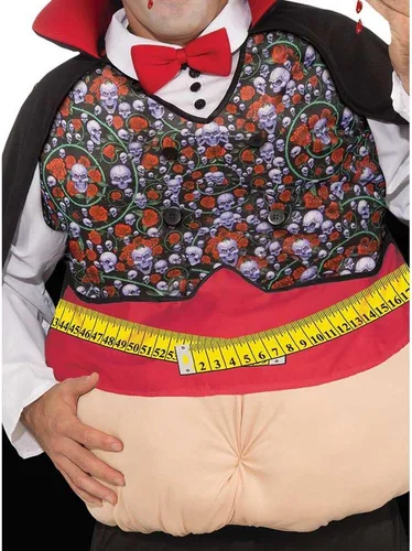 Vista 2 de Forum Novelties Disfraz de vampiro divertido de calorías Count D para hombre, Multi