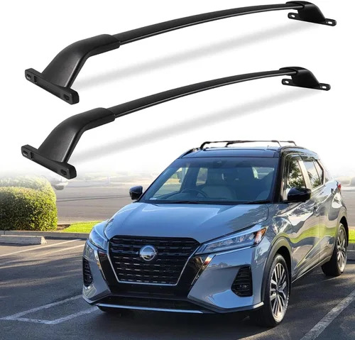 Vista 9 de Barras de techo mejoradas de 220 libras para Jeep Compass 2018-2025, barras transversales de aluminio real para kayak, snowboard, tabla de surf