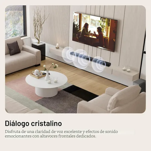 Vista 4 de LG Amazon Exclusive S6FTR 5.1 ch. Barra de sonido de cine en casa con subwoofer inalámbrico, sinergia de TV, interfaz Wow (modelo 2026) Wireless