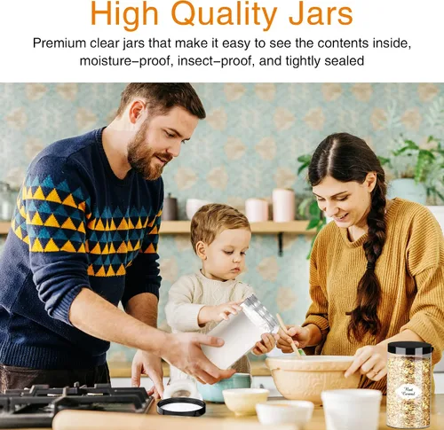 Vista 12 de PeacePeo Tarros de plástico con tapas, recipientes de slime de 4 onzas, 72 frascos de plástico transparente vacíos, recipientes de cosméticos