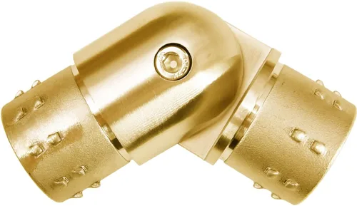 Vista 9 de Conector de barandilla de acero inoxidable 316, conector de codo de carpintero empotrado con forma de esquina de 3 vías para tubería de calibre 16
