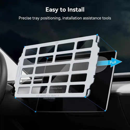 Vista 7 de Protector de pantalla para Tesla Model 3/Y, accesorios de 15 pulgadas, protector de pantalla táctil brillante para el modelo Y (2025 ~ 2020)