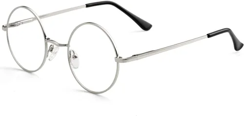 Vista 13 de Kursan Pequeñas gafas redondas claras sin prescripción del marco del círculo de los vidrios 01 Dorado