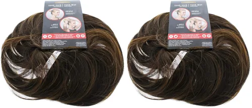 Vista 6 de Hairdo Paquete Duo Style-a-do y Mini-do, R10 Castaño