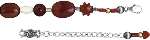 Vista 6 de American West - Juego de aretes y collar con cuentas de sol y corazón de plata de ley para mujer, de 17 o 21 pulgadas