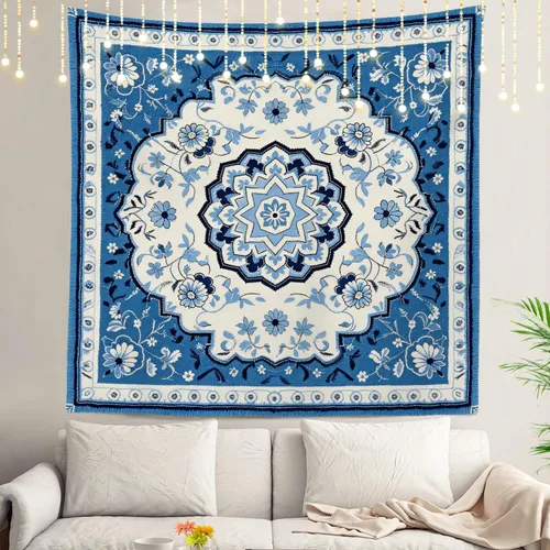 Vista 69 de Shrahala Circles Tapestry, Abstract Art With Various Circles Wall Hanging Hd Print Polyester Backdrop For Dorm Room Bedroom 30 X 40 In