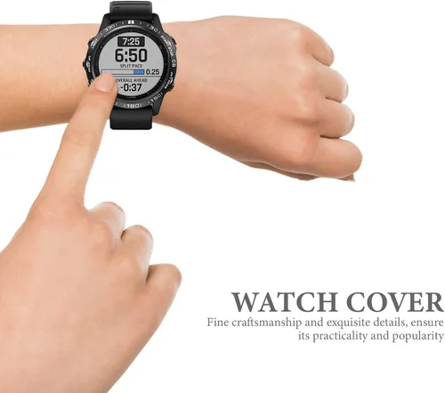 Vista 4 de Hemobllo Compatible con Garmin Fenix 6X Reloj Bisel Anillo de Acero Inoxidable Marco de Reloj Funda Protectora Anti Rasguños Cubierta de Parachoques