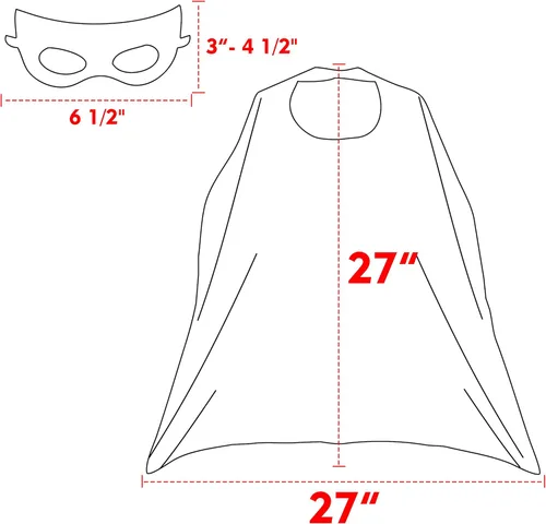 Vista 4 de Zaleny Disfraces de superhéroe geniales para niños capas y máscaras de superhéroe 4