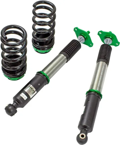 Vista 4 de Rev9 R9-HS2-142_2 Hyper-Street II Kit de bajada de suspensión de coilover, amortiguador mono-tubo con ajuste de rebote de 32 clics, longitud