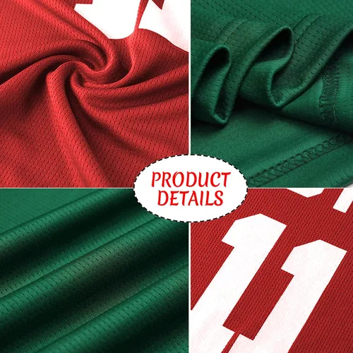 Vista 4 de Camiseta de fútbol personalizada con nombre del equipo y números impresos personalizados, uniformes deportivos para hombres, mujeres, jóvenes