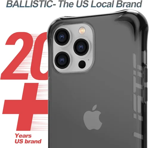 Vista 8 de BALLISTIC Funda protectora compatible con iPhone 13 Pro (solamente), con 1 protector de lente de cámara, 2 juegos contra esquinas caídas, funda a