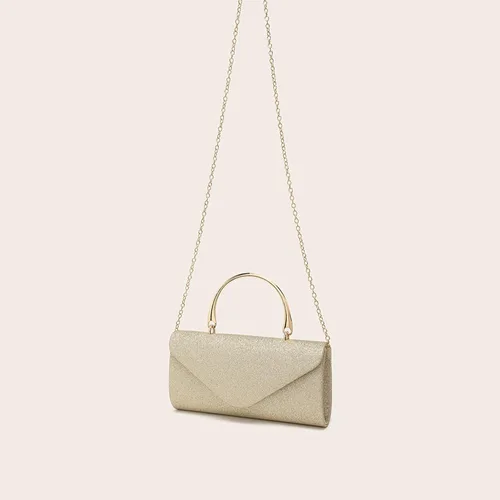 Vista 3 de Bolsos de mano con purpurina para mujer, bolsos de noche brillantes, bolsos formales, bolso de boda para cóctel, baile de graduación, embragues