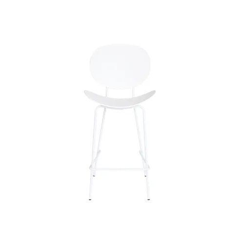 Vista 4 de Taburete DKD Home Decor Negro Metal Blanco Polipropileno (52,5 x 49 x 104 cm)