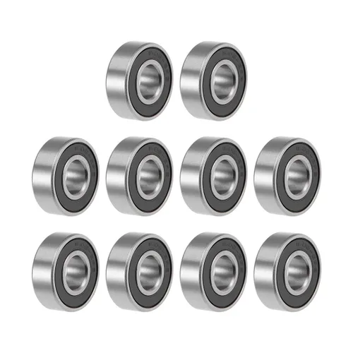 Vista 5 de uxcell 1616-2RS Rodamiento de bolas de ranura profunda Rodamientos de palanca Z2 sellados de 1/2 pulgadas x 1-1/8 pulgadas x 3/8 pulgadas, 10