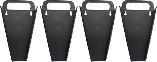 Vista 11 de JSP Manufacturing Bandeja organizadora de llaves de plástico portátil con 10 herramientas (1, negro)