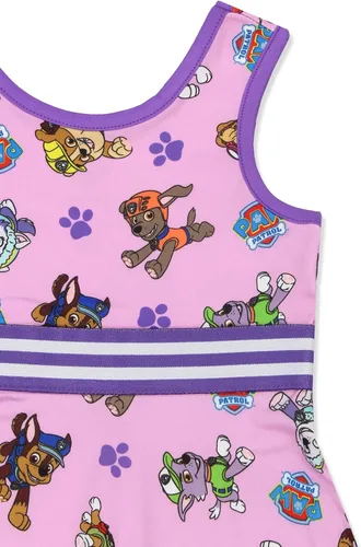 Vista 5 de Paw Patrol - Vestido ultra suave ajustado y acampanado para niñas pequeñas