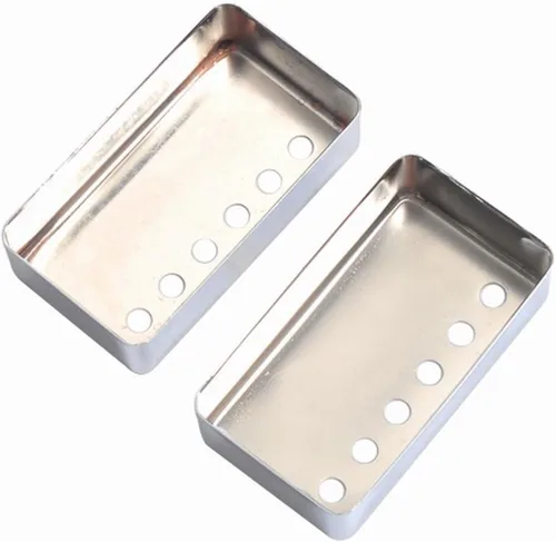 Vista 4 de Cubiertas cromadas para pastillas de guitarra Gibson Electric Guitar 2pcs