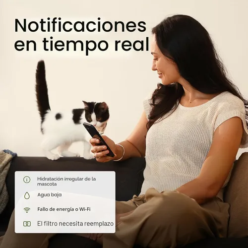 Vista 7 de Paquete de 2 comederos automáticos RFID PETLIBRO para gatos, sensor de collar para comidas personalizadas, reconocimiento de gatos, seguimiento