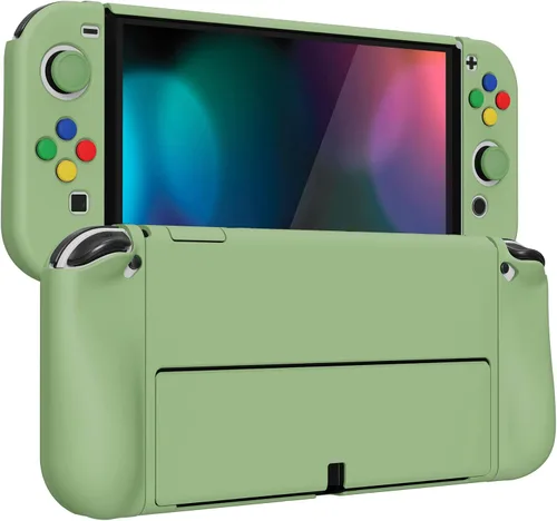 Vista 7 de PlayVital AlterGrips - Funda protectora delgada para Nintendo Switch OLED, funda de agarre ergonómica para Joycon, carcasa rígida acoplable