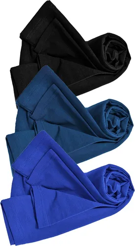 Vista 135 de Natural Uniforms Camiseta Under Scrub para mujer, cuello redondo, manga larga, paquete de 3, paquete múltiple de 3