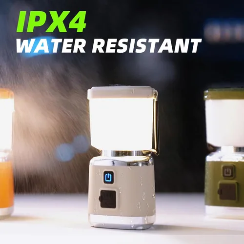 Vista 3 de Allspark Linterna LED recargable para campamento, 1000 lúmenes, 4 modos de luz, luces magnéticas para camping, linterna portátil brillante, luces