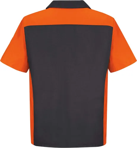 Vista 2 de Red Kap Men's Short Sleeve Two-Tone Crew Shirt