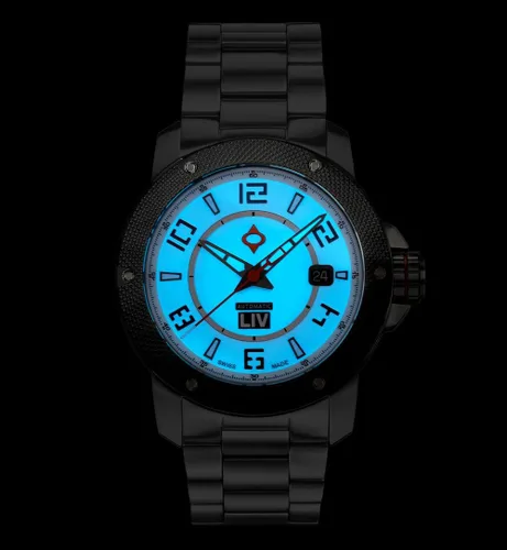 Vista 3 de LIV GX1-A Reloj casual suizo con movimiento automático para hombre