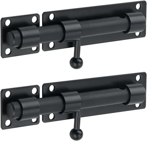 Vista 15 de Alise Cerradura de perno deslizante resistente de 6 pulgadas, cerradura de acero inoxidable SUS304, cerradura de puerta de seguridad para valla