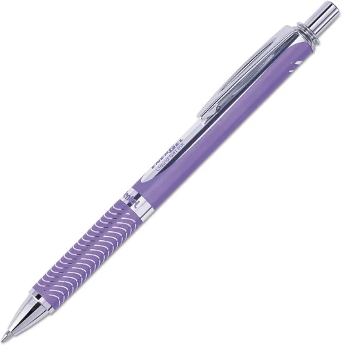 Vista 8 de Lapicero de gel líquido Pentel EnerGel de aleación RT premium, Azul