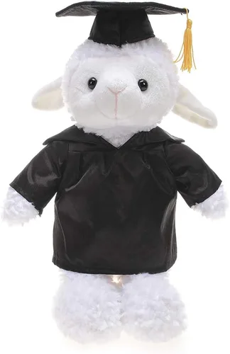 Vista 7 de Plushland Peluche de animal, juguetes de 12 pulgadas, regalo para el día de graduación, lo mejor para cualquier graduado de escuela, 12 pulgadas