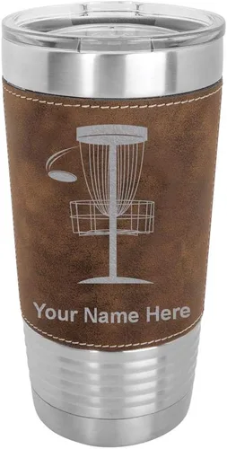 Vista 11 de LaserGram - Vaso personalizado de 20 onzas, Disc Golf (estilo béisbol)