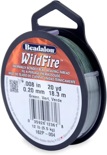 Vista 50 de Beadalon Wildfire Beading Thread Jewelry Fishing Line