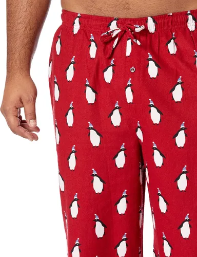 Vista 3 de Tienda Essentials - Pantalón de pijama de franela para hombre disponible en tallas grandes y altas