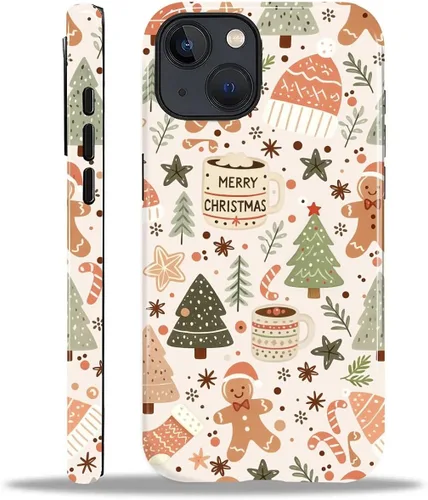 Vista 121 de Funda para iPhone 13 iPhone 14, a prueba de golpes, funda protectora híbrida de 2 capas, doble protección contra caídas, antiarañazos, diseño