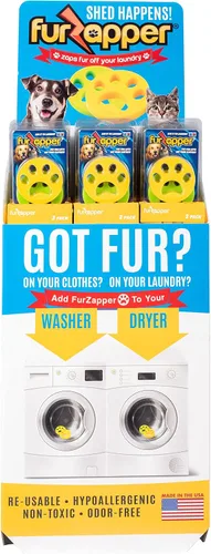 Vista 9 de 1 paquete de removedor de pelo de mascotas FurZapper para lavandería