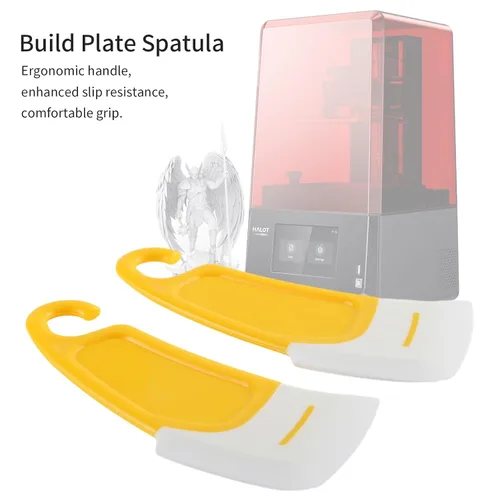 Vista 4 de Accesorios de impresora de resina 3D, 2 espátulas de silicona para eliminación de resina de impresión 3D: una herramienta de impresora 3D
