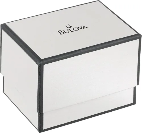 Vista 3 de Bulova 98C71 Marine Star Reloj de acero inoxidable de dos tonos con correa de cuero marrón para hombre