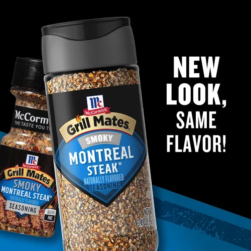 Vista 4 de McCormick Grill Mates Smoky Montreal - Condimento para carne, 3.4 onzas