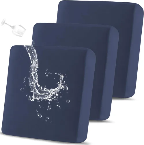 Vista 24 de Fundas de cojín impermeables para sofá, fundas de asiento de sofá, fundas de cojín individuales elásticas para sofá seccional, fundas protectoras
