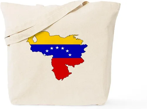 Vista 11 de CafePress Made In Venezuela Tote Bag Reutilizable Natural Beige Lona Bolsa de Compras