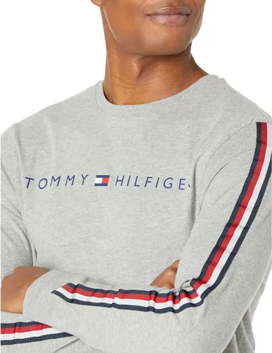 Vista 3 de Tommy Hilfiger Men's Long Sleeve Cotton Graphic T-Shirt