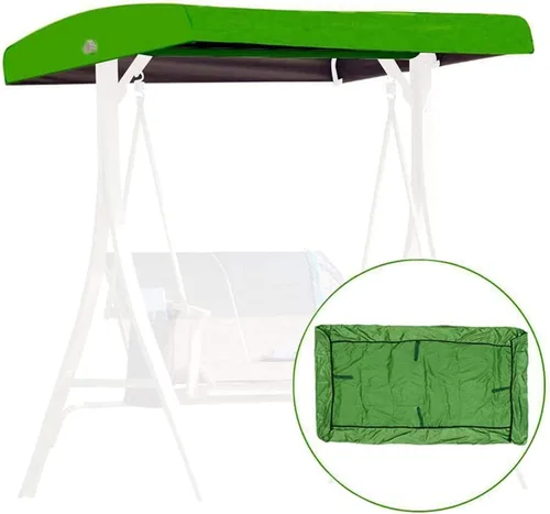 Vista 10 de Cubierta superior de repuesto para toldo de patio al aire libre, cubierta de toldo de repuesto impermeable, protector antipolvo, bloqueo UV, sombra
